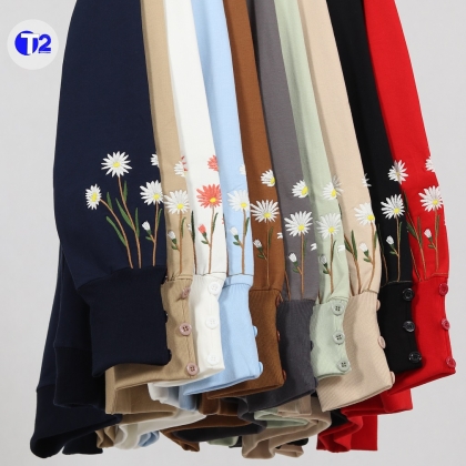 بلوز دورس دونخ پنبه گلدوزی آرنیکا (3118)