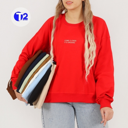 بلوز باکسی سوپرلش دورس پنبه اورگانیک (3177)