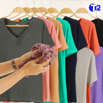 تیشرت یقه هفت بیگ سایز برشکا (3366)