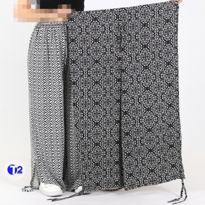 دامن شلواری پایین بندی نخی وارداتی-3 طرح تکرار(3020)