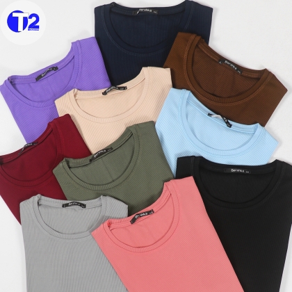 تیشرت بیگ سایز برشکا رنگی (3354)