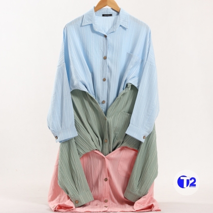 شومیزمانتو کراش نخی تک جیب (2966)