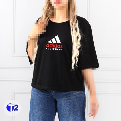 تیشرت کراپ  باکسی آدیداس(3016)