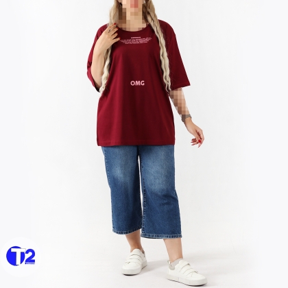 تیشرت لانگ او ام جی (3493)omg