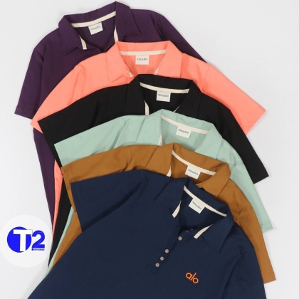 تیشرت یقه دار الو گلدوزی(3159)