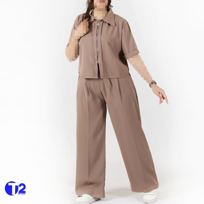 ست شومیزوشلوارریزشی ترک (3575)