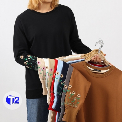 بلوز دورس آفتابگردون آستین گلدوزی(3062)
