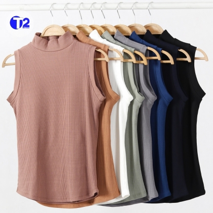 تاپ یقه ایستاده کرکره (3019)