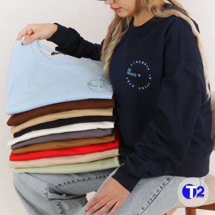 بلوز باکسی دورس دونخ پنبه بی براو پک 6تایی بدون مشکی رندوم  (3086)