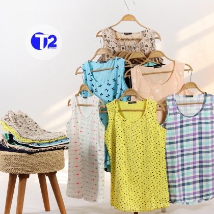 ست تاپ وشلوارک  میکس پنبه لاکرا اعلا  (3257)