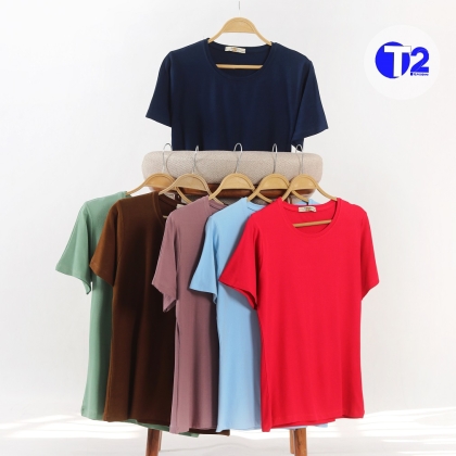 تیشرت پاپایا پک 12 عددی رنگ کاربردی (3346)